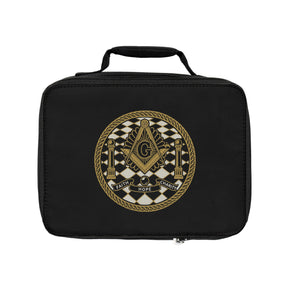 Master Mason Blue Lodge Lunch Bag - Faith Hope Charity Fully Insulated - Bricks Masons