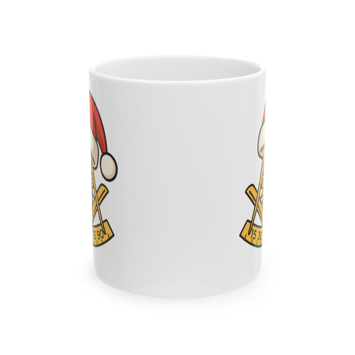 Past Master Blue Lodge Mug - Square & Compass with Quadrant Sun Christmas Edition - Bricks Masons