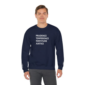 Sweatshirt - The Four Cardinal Virtues - Bricks Masons