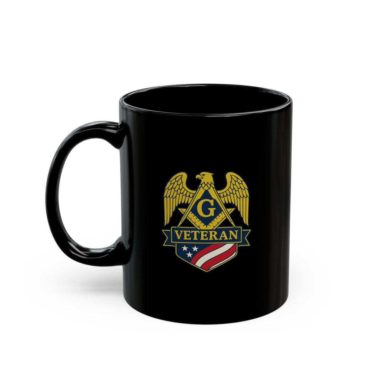 11oz Black Mug - Bricks Masons