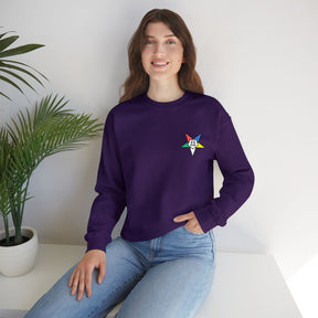 OES Sweatshirt - Crewneck Embroidered Emblem - Bricks Masons