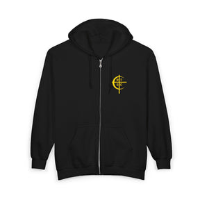 Council of Crusaders Hoodie - Embroidered Chest & Back - Bricks Masons
