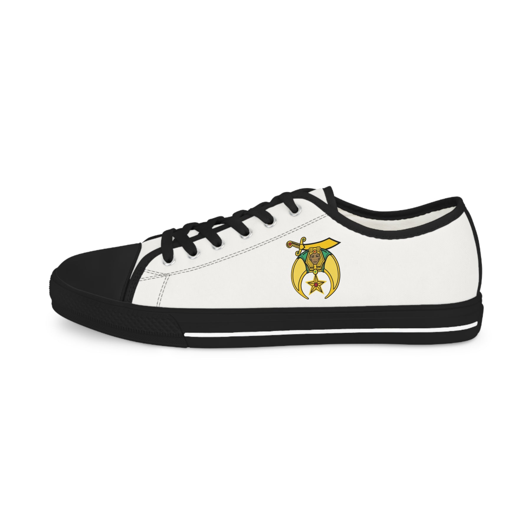 Daughters of Sphinx Sneaker - Low Top Sneaker Black & White - Bricks Masons