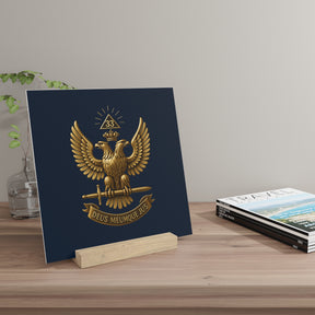 33rd Degree Scottish Rite Gallery Board with Stand - Bricks Masons