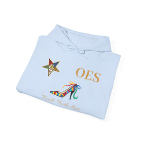 OES Hoodie - Faith Truth & Love with The Colorful Eastern Star - Bricks Masons