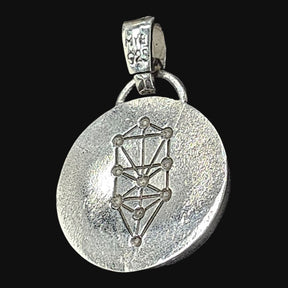 I said Kabbalah WITHOUT FEAR Dalet Num Mem Name of God 36 MENADEL in silver Art 1615 - Bricks Masons