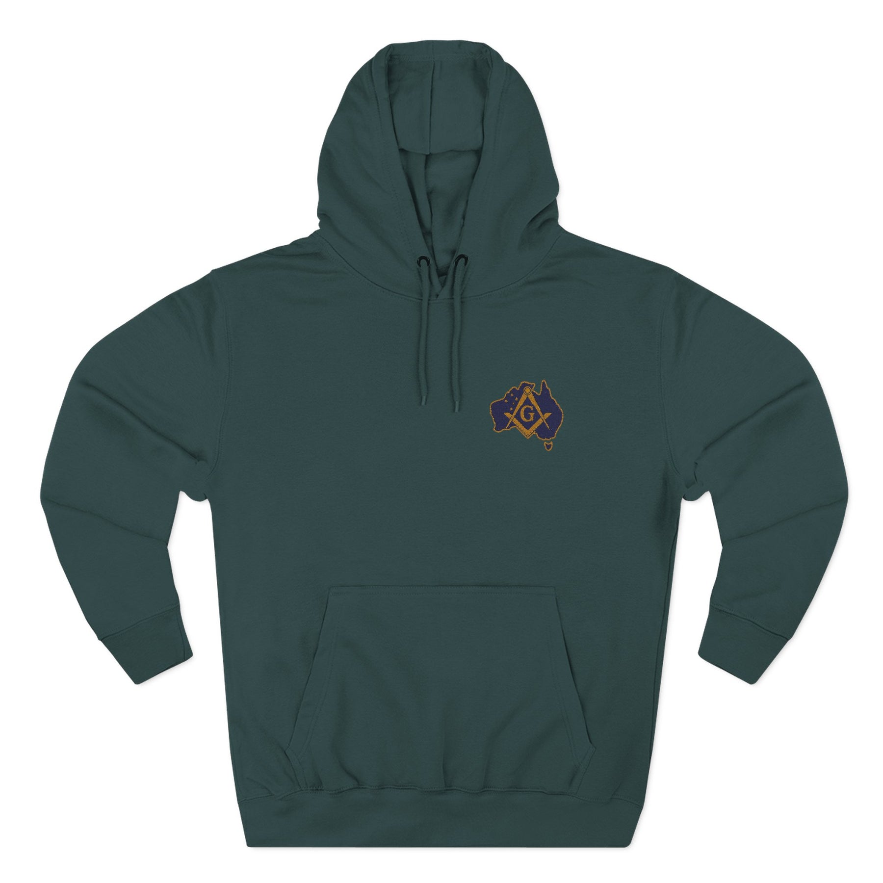 Master Mason Blue Lodge Australia Jurisdiction Hoodie - Signature Front Detail - Bricks Masons