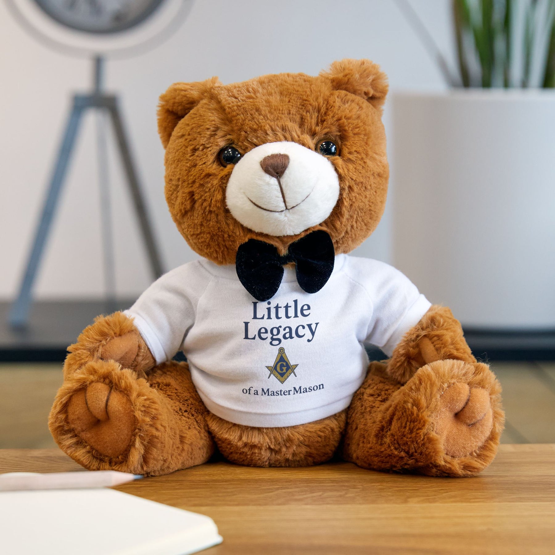 Master Mason Blue Lodge Teddy Bear - Little Legacy of A Master Mason Plushie - Bricks Masons