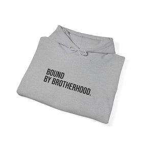 Master Mason Blue Lodge Sweatshirt - Bound By Brotherhood with Square & Compass G Embroidery - Bricks Masons