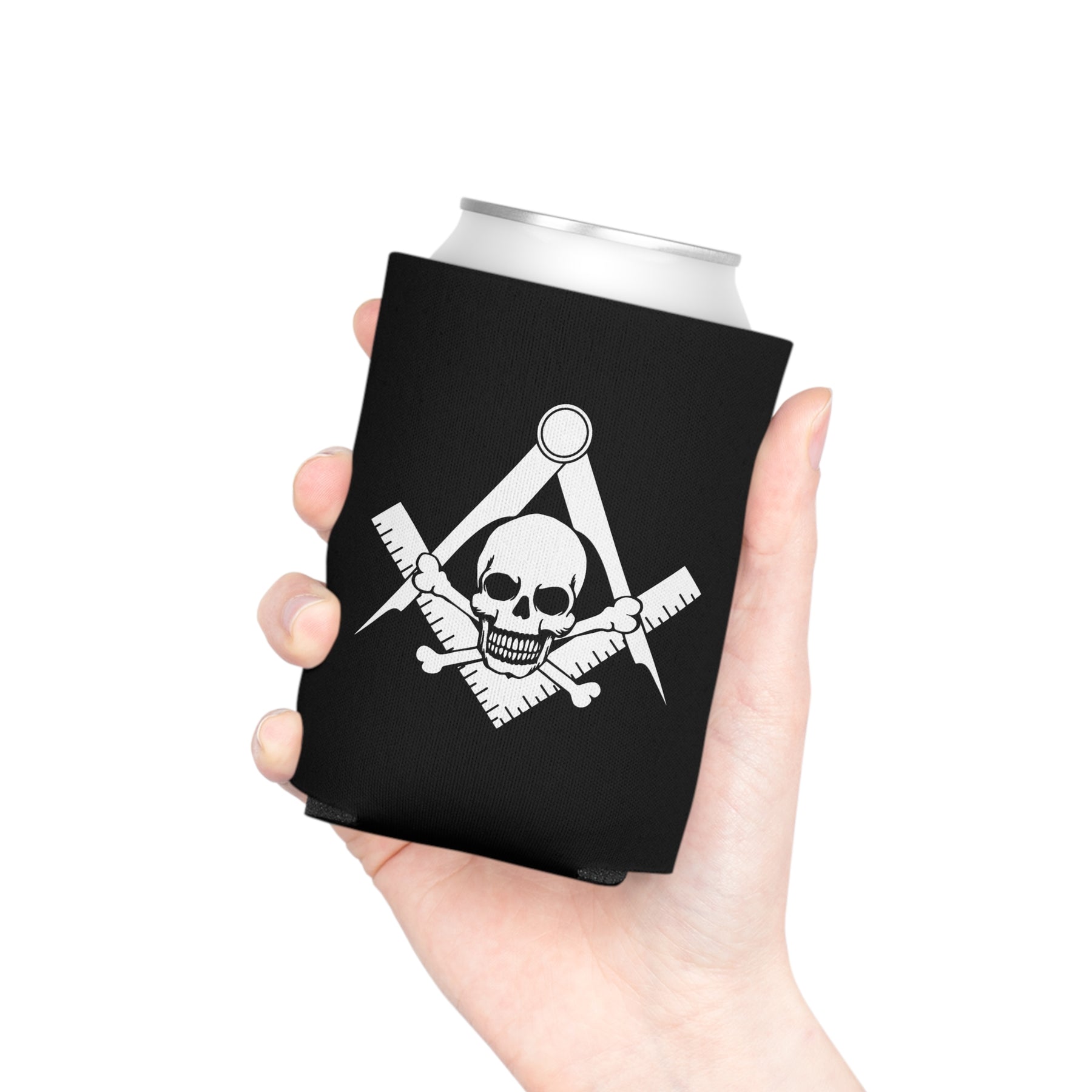 Widows Sons Can Cooler - Skull & Bones With Square & Compass - Bricks Masons