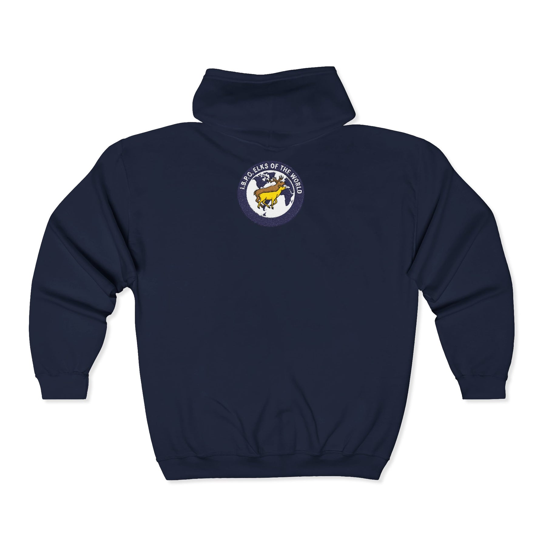 Elks of the World Hoodie - Zip Up Jacket Everyday Style - Bricks Masons