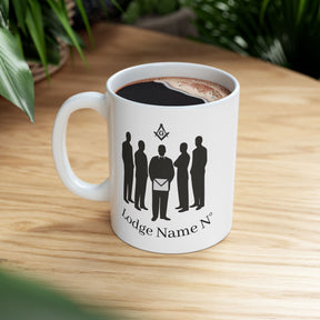 Master Mason Blue Lodge Mug - (11oz, 15oz) - Bricks Masons