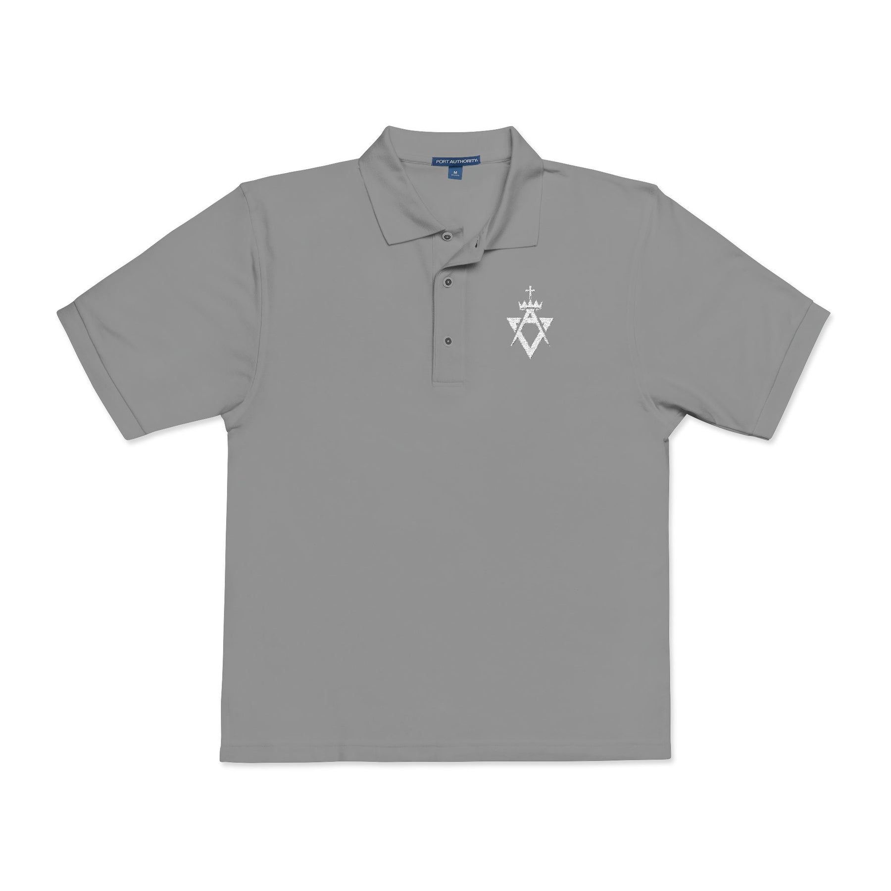 Allied Masonic Degrees Polo Shirt - Embroidered White AMD Emblem Various Colors - Bricks Masons