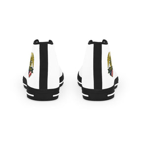 Master Mason Blue Lodge Sneaker - High Top Black & White Sole Veteran Mason - Bricks Masons