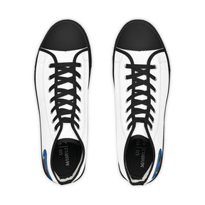 Queen of the South Sneaker - High Top Black & White - Bricks Masons