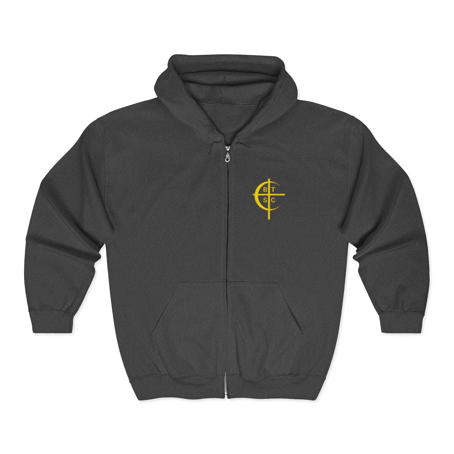 Council of Crusaders Hoodie - Embroidered Chest & Back - Bricks Masons