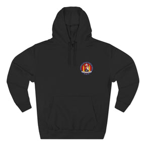 Malta Jurisdiction Hoodie - Three-Panel Fleece Stitched Front Design - Bricks Masons