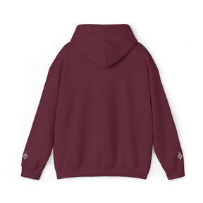 Allied Masonic Degrees Hoodie - Soft Cotton Poly Blend Embroidered Front Motif - Bricks Masons