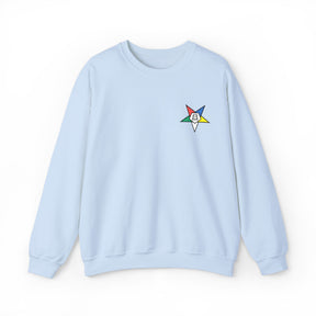 OES Sweatshirt - Crewneck Embroidered Emblem - Bricks Masons
