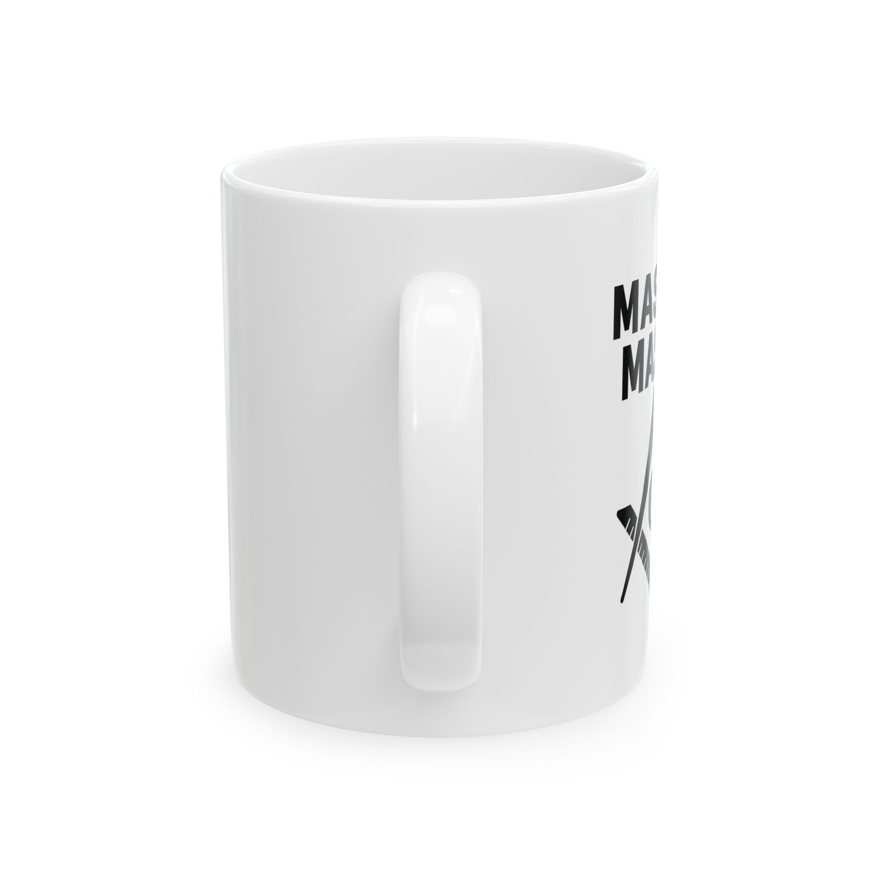 Master Mason Blue Lodge Ceramic Mug, (11oz, 15oz) - Bricks Masons