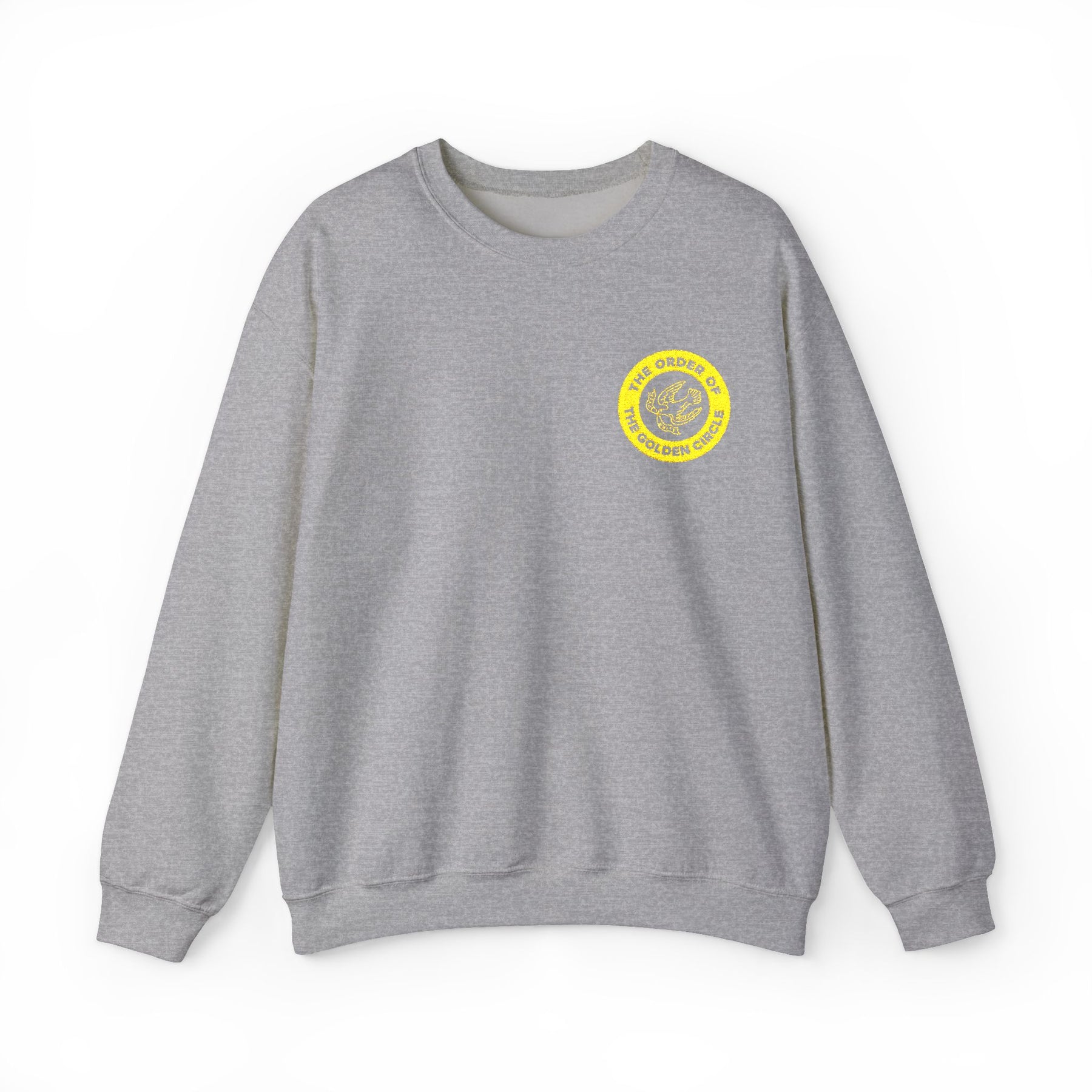 Order of the Golden Circle Sweatshirt - Crewneck Embroidered Front Design - Bricks Masons