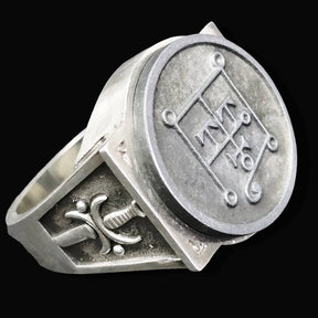 Ancient Israel Ring - Key of Solomon COUNT PRESIDENT BOTIS - Bricks Masons