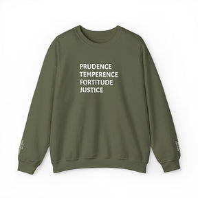 Sweatshirt - The Four Cardinal Virtues - Bricks Masons