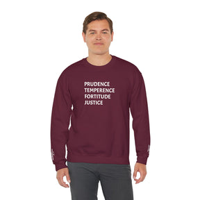 Sweatshirt - The Four Cardinal Virtues - Bricks Masons