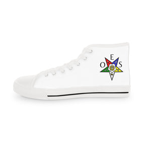 OES Sneaker - High Top Black & White Sole OES Star - Bricks Masons