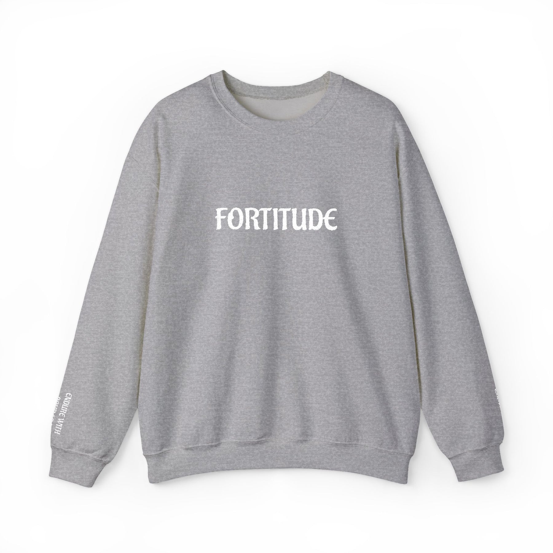 Master Mason Blue Lodge Sweatshirt - Fortitude Endure with Courage Square & Compass - Bricks Masons