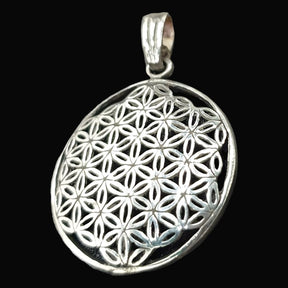 Kabbalah Flower of Life Pendant in Silver 2.5 cm 5 g Art 188 - Bricks Masons