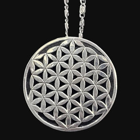 Kabbalah Flower of Life Pendant in Silver 4 cm 13 g Art 189 - Bricks Masons