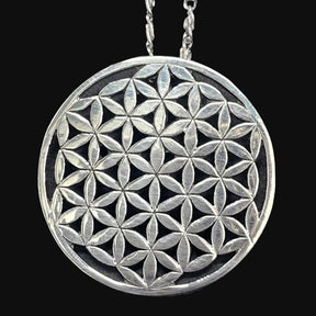 Kabbalah Flower of Life Pendant in Silver 4 cm 13 g Art 189 - Bricks Masons