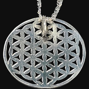 Kabbalah Flower of Life Pendant in Silver 4 cm 13 g Art 189 - Bricks Masons