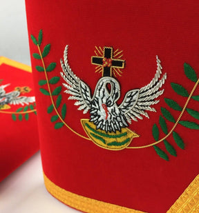 18th Degree Scottish Rite Regalia Set - Hand Embroidery - Bricks Masons