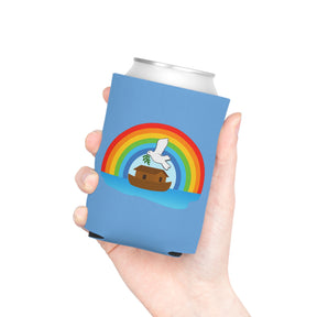 Royal Ark Mariner Can Cooler - Blue With Vibrant Colors PU - Bricks Masons