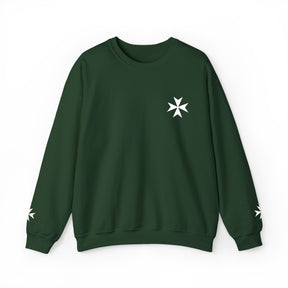 Order of Saint Lazarus Sweatshirt - Crewneck Signature Stitch Design - Bricks Masons