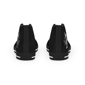 Master Mason Craft Sneaker - High Top Black & White Beacon of Brotherhood - Bricks Masons