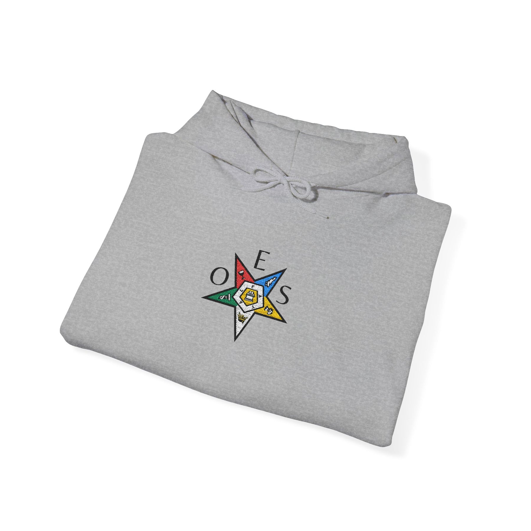 OES Hoodie - Soft Cotton Poly Blend Embroidered Chest - Bricks Masons