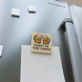 Master Mason Blue Lodge Magnet - Porcelain With Magnet - Bricks Masons