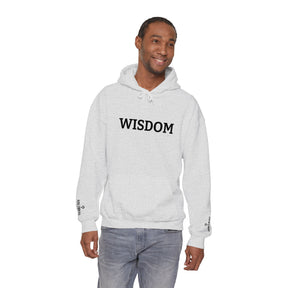 Master Mason Blue Lodge Hoodie - Wisdom Front & Sleeves Embroidery - Bricks Masons