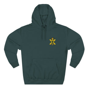 Knights of St. Andrew Hoodie - Three-Panel Fleece Signature Front Detail - Bricks Masons