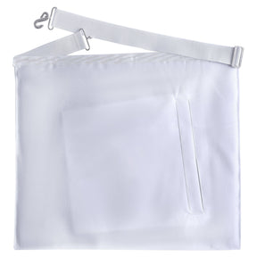 28th Degree Scottish Rite Apron - All White Knight of the Sun - Bricks Masons