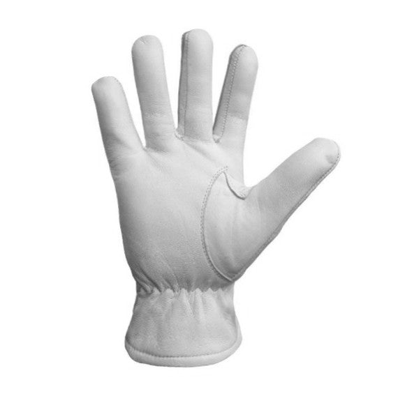 Antlered Guard Elks of the World Gloves - White Leather