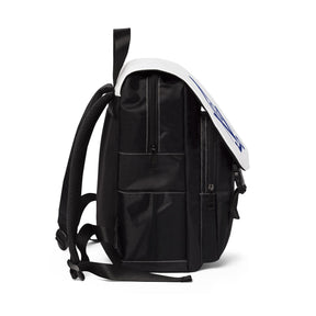 International Masons Backpack - White & Blue Resistant Fabric - Bricks Masons