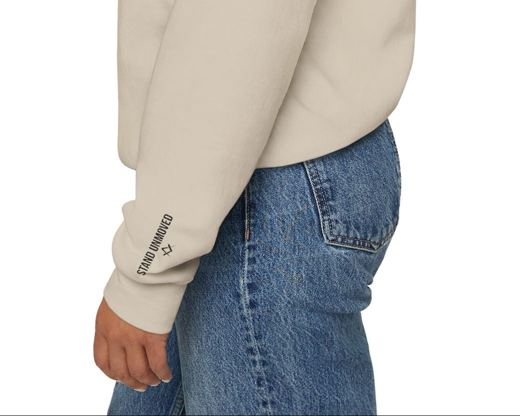 Entered Apprentice Blue Lodge Sweatshirt - Fortitude Front & Sleeves Embroidery - Bricks Masons