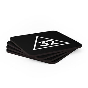 32nd Degree Scottish Rite Coaster - 4 Pieces Set - Bricks Masons