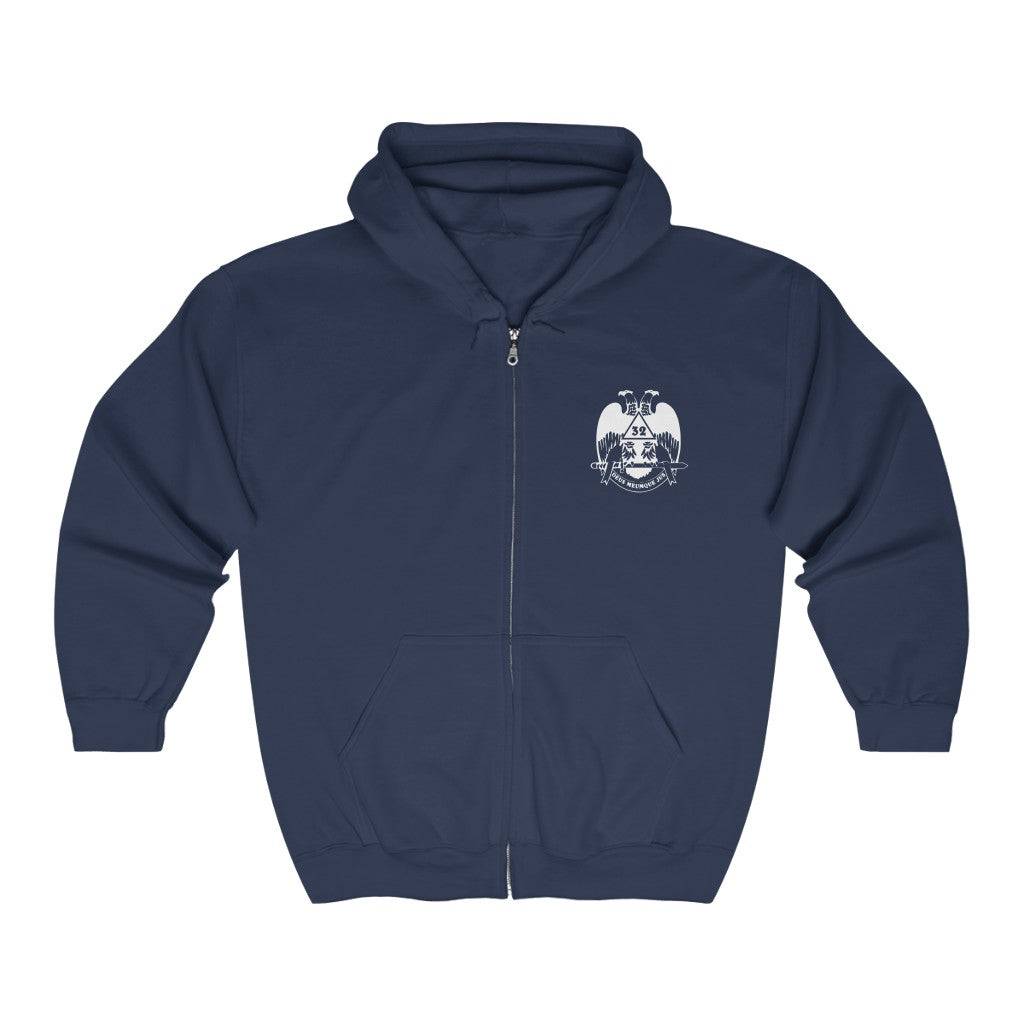32nd Degree Scottish Rite Hoodie - Wings Down Various Colors - Bricks Masons