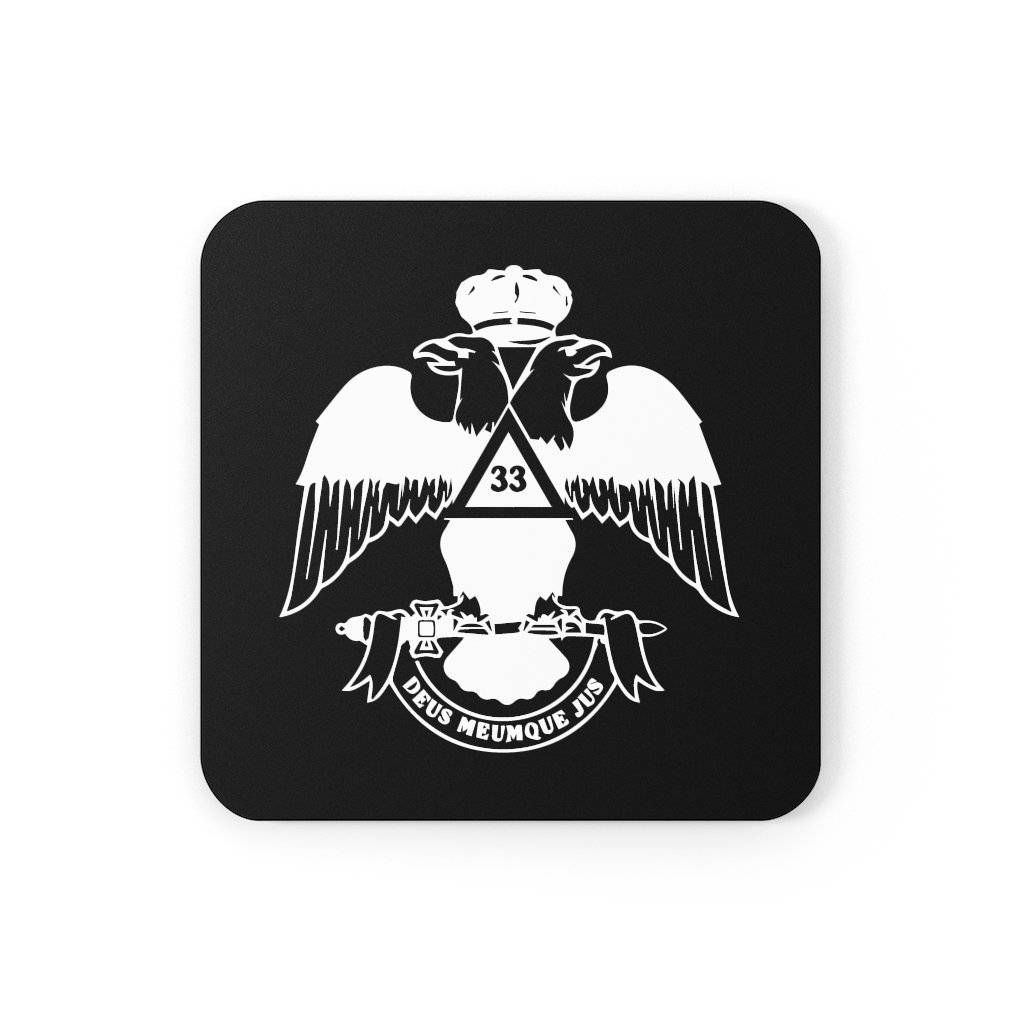 33rd Degree Scottish Rite Coaster - Wings Down Pieces Set - Bricks Masons