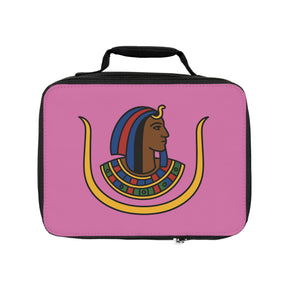 DOI Lunch Bag - Pink Fully Insulated With Zipper Closure - Bricks Masons